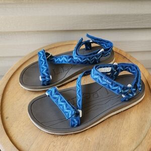 L.L.Bean women's blue sandals